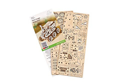 UGEARS Science STEM Mars Rover, DIY Engineering Activity, STEAM School Project, Mechanical Wooden Puzzle, Eco Building 3D Toy, Educational Gift for Kids & Teen, Boy Girl, Self-Assembly Craft Kit