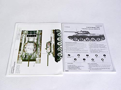 Trumpeter 1/16 Russian T34/76 Mod 1942 Tank