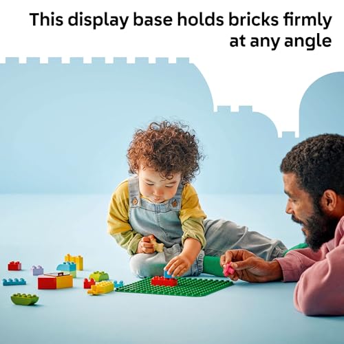 LEGO DUPLO Green Building Plate - Learning and Educational Building Toy for Toddlers, Preschool, Boys and Girls, Ages 1.5+ - Gift Ideas for Birthdays - 10460