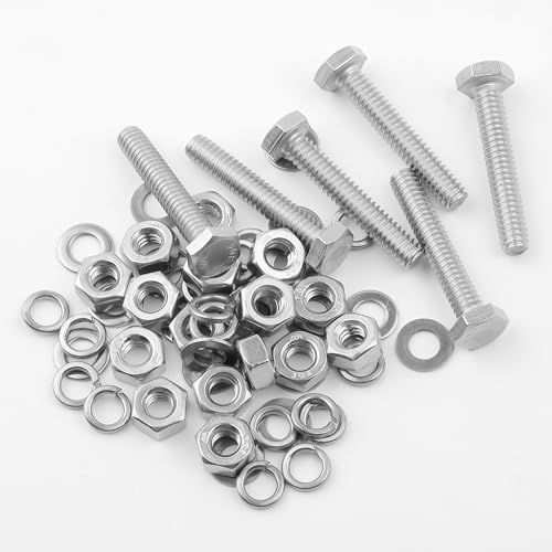 Mr. Pen- Nuts and Bolts, 1/4"-20x1-1/2, 10 Sets - size: 1/4"-20x1-1/2