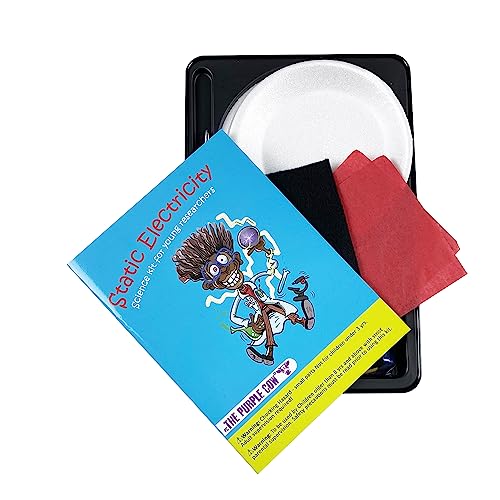 The Purple Cow Crazy Scientist Static Electricity - Science Kits for Young Researchers. for Learning & Education - STEM Educational Games for Kids, Boys & Girls, with Instructions - style: Static Electricity