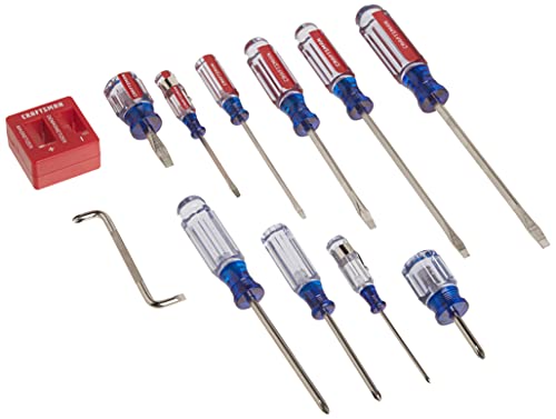 CRAFTSMAN Screwdriver Set, Assorted, 12Piece (CMHT65044) - size: 12 Count (Pack of 1)