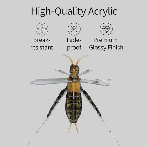 3D Acrylic Insect Puzzle DIY Bug Model Kit Animal STEM Gift - color: Bell Cricket