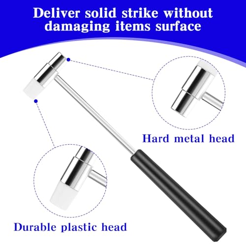 Mabor Dual Head Small Hammer, Lightweight Mini Hammer, 7.1 Inch