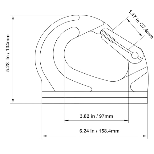 1-Set Weld on Anchor Hook 5T with Rigging Kit, G80 Alloy Steel Welding Hook, 11000 WLL, Heavy Duty Steel Lifting Hook for Tractor Bucket, Excavator Buckets and Anchor Points (5T - 11000 LBS) - size: 5T - 11000 LBS