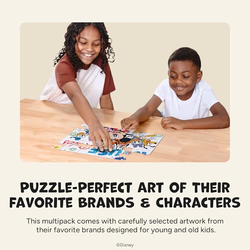 Ceaco - Disney - Mickey's Clubhouse - 4 X 1 Kids Multipack - Engaging Puzzle Perfect for Game Nights - Finished Size Varies