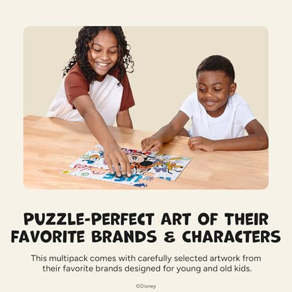 Ceaco - Disney - Mickey's Clubhouse - 4 X 1 Kids Multipack - Engaging Puzzle Perfect for Game Nights - Finished Size Varies
