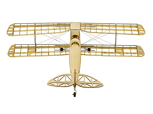 Viloga Upgrade Balsa Wood Airplane Kits Mini Tiger Moth Biplane, 39" Laser Cut Model Plane Kit to Build, DIY Flying RC Aeroplane for Adults (KIT Only)