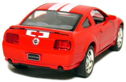 KiNSMART - 2006 Ford Mustang GT 1:38 Scale 5" Die Cast Metal Model Toy Car (Red Race) - color: Red Race