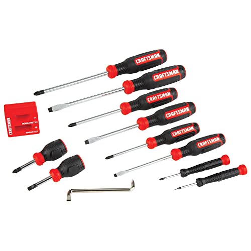 CRAFTSMAN Screwdriver Set, Bi-material, 12 Piece (CMHT65071N) - style: Old Version