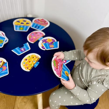 The Learning Journey: My First Match It - Counting Cupcakes- 15 Piece Self-Correcting Matching Puzzles - First Learning Toys for Toddlers 2-5 - Award Winning Toys - size: 15 pieces, style: Modern