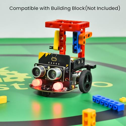 KEYESTUDIO Microbit Robot Car Starter Kit Compatible with BBC Micro:bit V2