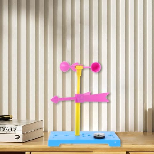 TOYANDONA 6 Sets Wind Vane Educational Toys for Kids Brain Toy Powder Anemometer Classroom Tools Weather Vane Developmental Toys Instruments Squiz Toys Manual Material Package Plastic Child