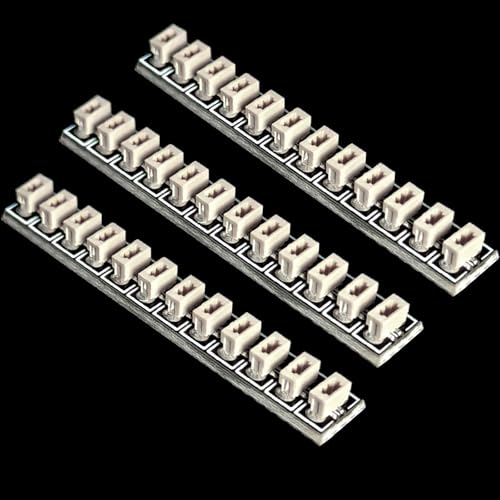 3PCS Expansion Board Sockets for LED Light Kits(0.8mm 2 Pin), 12-Seats - size: 12-Seats