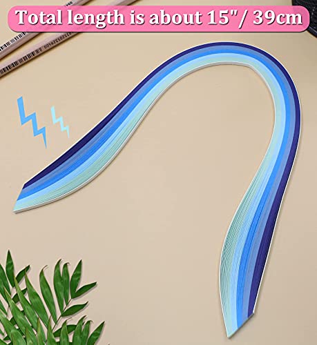 Zorfeter Multi-Color Quilling Paper Strips Kits, 3mm Width, 15" Length - size: Paper Width: 3mm