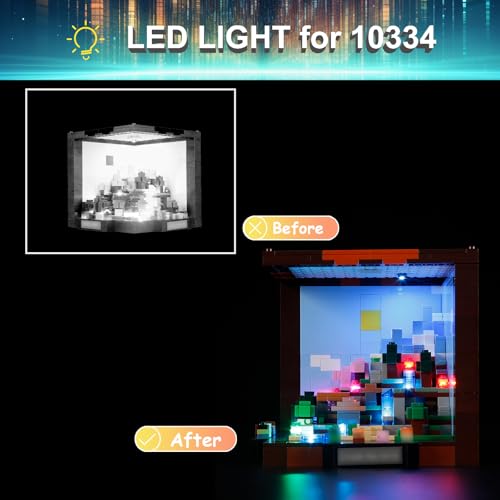 LED Light Kit for Lego 21265 The Crafting Table Set,Compatible with Lego 21265 Building Blocks Model(Not Include Blocks Set) - style: 21265 The Crafting Table Set
