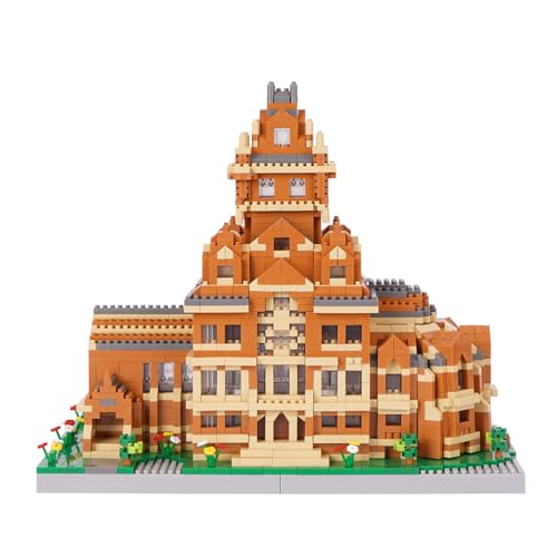 Mini Building Blocks World-Famous College Architectural Model Micro Mini Block Set - color: Famous College
