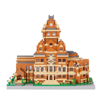 Mini Building Blocks World-Famous College Architectural Model Micro Mini Block Set - color: Famous College