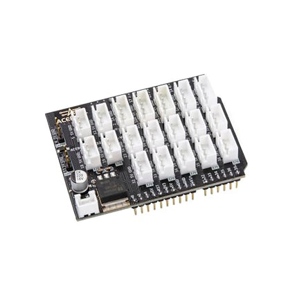 Easy-Plug ESP32 Expansion Board, ESP32-IO Sensor Expansion Board, for ESP32 Development Board (QA017) - color: black-white
