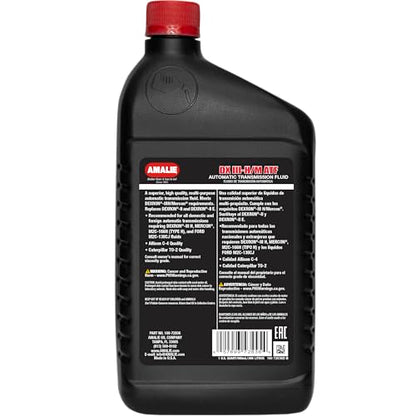 AMALIE DX-III-H/M Automatic Transmission Fluid (160-72836-56) 1 Quart Bottle, Pack of 12 | Made in USA - size: 1 Quart Bottle, Pack of 12