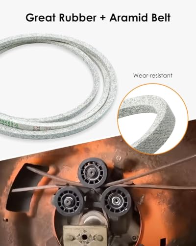 587969201 & 2 587973001 Lawn Mower Idler Pulley with 580364609 Belt
