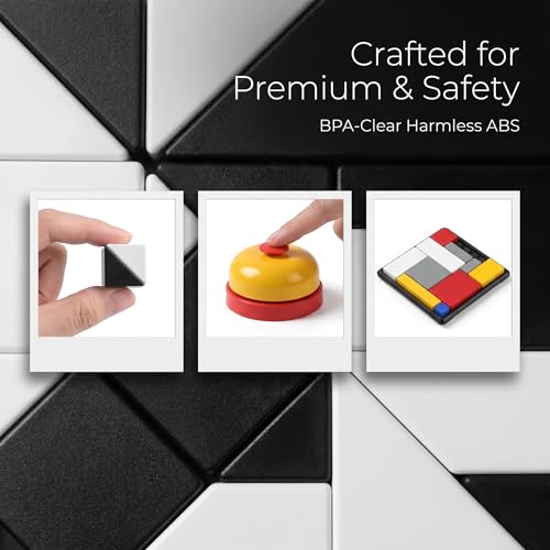 Includes 2 Battle Bells, 2 Sets of Color Logic Blocks, and 2 Sets of Black & White Hidden Blocks.