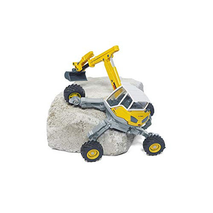 siku 3548, Menzi Muck Walking Excavator, 1:50, Metal/Plastic, Yellow, Adjustable Chassis - style: Menzi Muck walking excavator