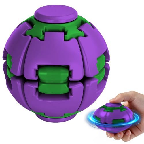 3D Printed Gear Fidget Spinner Toy, Mechanical Kinetic Desk Toy, Portable Sensory Fidget Gadget, Metal EDC Desk Accessory, Creative Office Gift, Nebula Purple - color: Nebula Purple