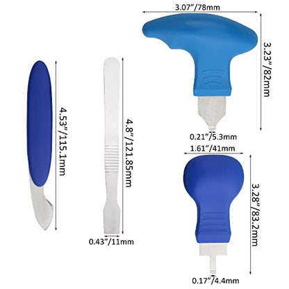 4Pack Model Separator Model Part Opener Basic Tool Set for Building Splitting Car Model Airplane Model (Blue) - color: Blue