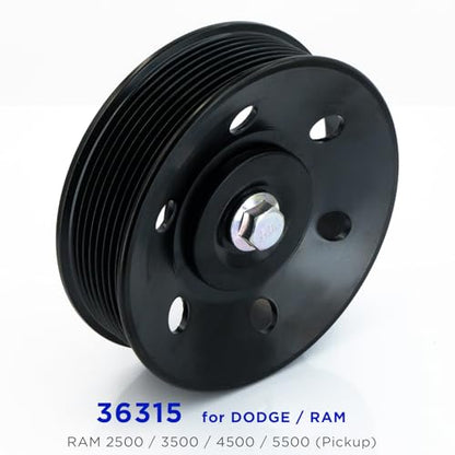 Belt Idler Pulley, 36315 Belt Tensioner Pulley for Select Dodge, RAM as 2500/3500/4500/5500 etc Models. 419-685 Automotive Replacement Idler Pulley Kit by KeeRoarin - size: 36315 - Dodge