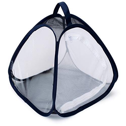 RESTCLOUD Mini Butterfly Habitat, Insect Mesh Cage, Bug Terrarium Pop Up 11" x 11" Tall - size: 11" x 11"