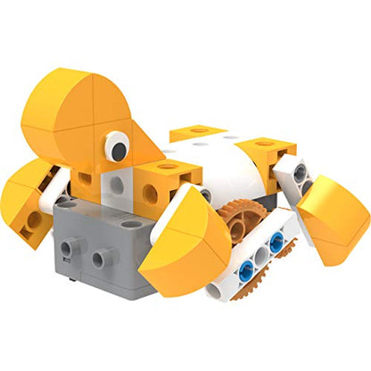 Thames & Kosmos Kids First Robot Pet Shop: Owls, French Bulldogs, Sloths & More! STEM Experiment Kit for Young Engineers | Build 8 Motorized Robots of Cute Animals | Play & Learn with Storybook Manual - style: Robot Pet Shop