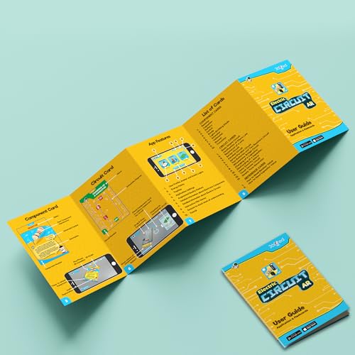 STEM Circuits Learning Kit for Kids | Hands-On Electronics Projects with Augmented Reality Educational Flashcards | Homeschool & Classroom Science Activity with Learning App