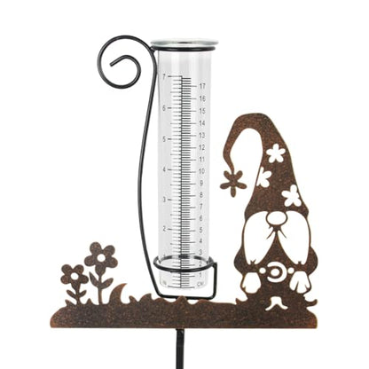 Gnome Rain Gauge Outdoor - color: Gnome-Flower