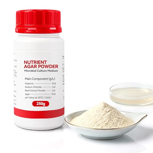 Nutrient Agar Powder 250g - Microbiology Culture Medium for Petri Dishes