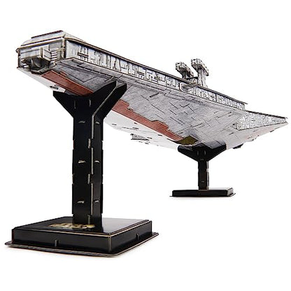 4D Build Star Wars Deluxe Venator-Class Star Destroyer 3D Model Kit, Star Wars Collectibles & Desk Decor, Adult Puzzle, Building Toys, 288 Pieces, 3D Puzzles, Gift Ideas for Ages 12 & Up - style: Deluxe Venator-Class Star Destroyer 288 pcs
