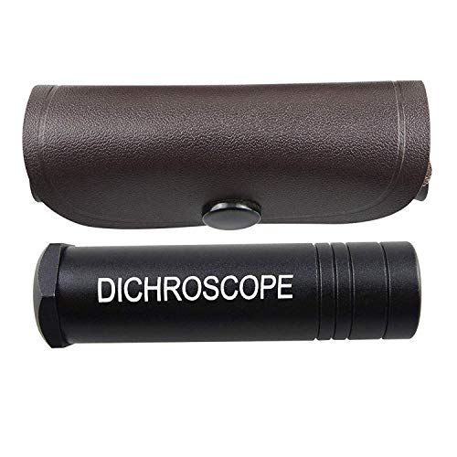 Heavy Duty Calcite Dichroscope Gemstone Tester Trichoic Pleochroic Colors Gemstone Identification Gemstones Gemological Testing Diamond Jeweler Tool Metal Body Gemology