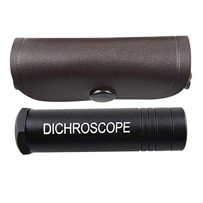 Heavy Duty Calcite Dichroscope Gemstone Tester Trichoic Pleochroic Colors Gemstone Identification Gemstones Gemological Testing Diamond Jeweler Tool Metal Body Gemology