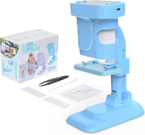 Microscope for Kids Handheld - STEM Toys Birthday Gifts for Girls and Boys