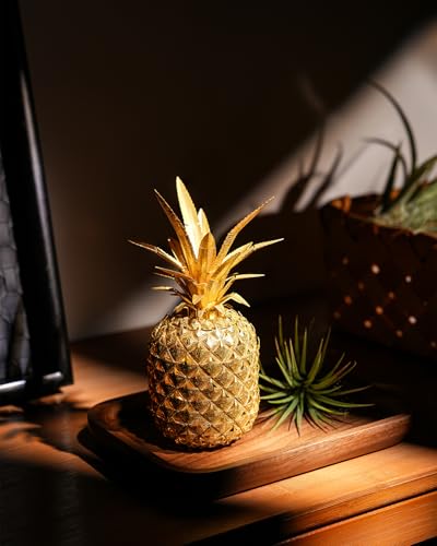 Piececool 3D Metal Puzzles Golden Pineapple Model Kits for Adults Assembly DIY Model, Desk Decor