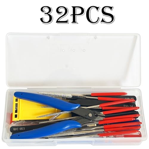 32 Pcs Professional Model DIY Tool Kit, Modeler Basic Craft Tools Set