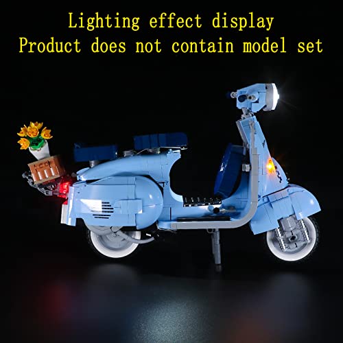 GEAMENT LED Light Kit Compatible with LEGO Vespa 125 - Lighting Set for Creator 10298 Building Model (Model Set Not Included)