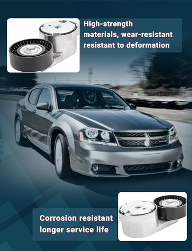 Serpentine Drive Belt Tensioner w/Pulley Kit for 200/Town & Country V6 3.6L - size: 39282-38082-6PK1960