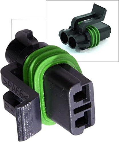 3-Pack (2-PIN) 30Amp Metri-Pack Waterproof Connector Terminals and Seals 12-10awg - size: 2-Pin