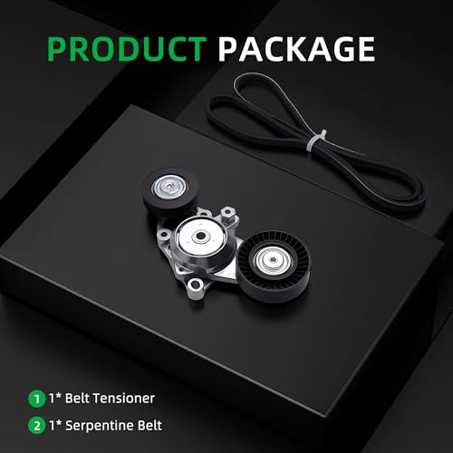 Belt Tensioner and Serpentine Belt Kit #16601-0V010 166010V010 - size: for Camry 2010-2011, 39095