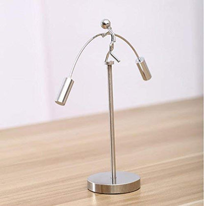 Sunnytech Lift Single-Handed Balancing Toy Kinetic Art Physics Balancing Decompressive Science Psychology Home Office Desk Decor Toy WJ159 - style: WJ159