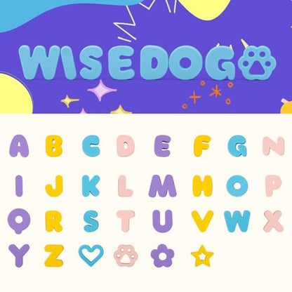 Wisedog Dog Charms for Collar, Blue, 19MM - color: Blue, size: 19mm