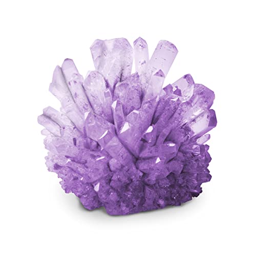 NATIONAL GEOGRAPHIC Purple Crystal Growing Lab - DIY Crystal Creation - Includes Real Amethyst Crystal Specimen - color: Purple