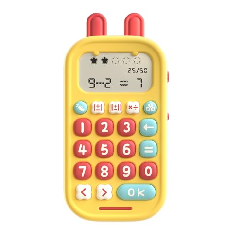 alilo Math Games for Kids Ages 5-12, Portable Math Toys for Travel - color: Yellow