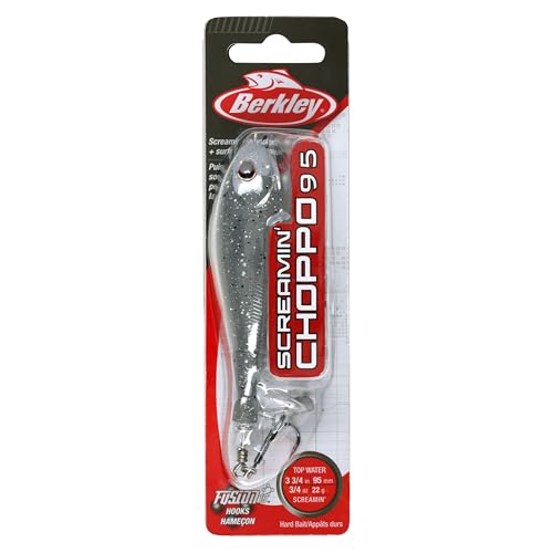 Berkley Screamin' Choppo - color: Peppered Smog, size: 3 3/4 in - 3/4 oz
